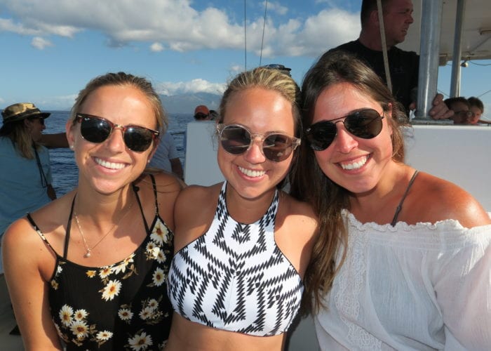 Three Friends In The Boat