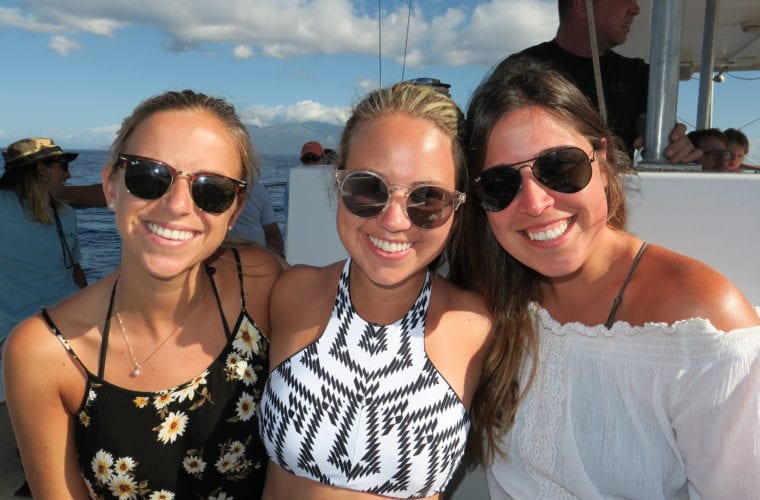 Three Friends In The Boat