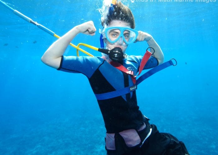 Snorkeling Man