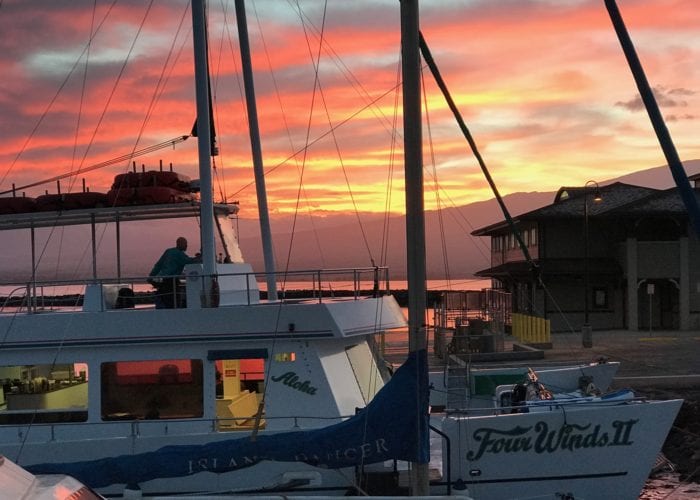 Boat In The Sunrise