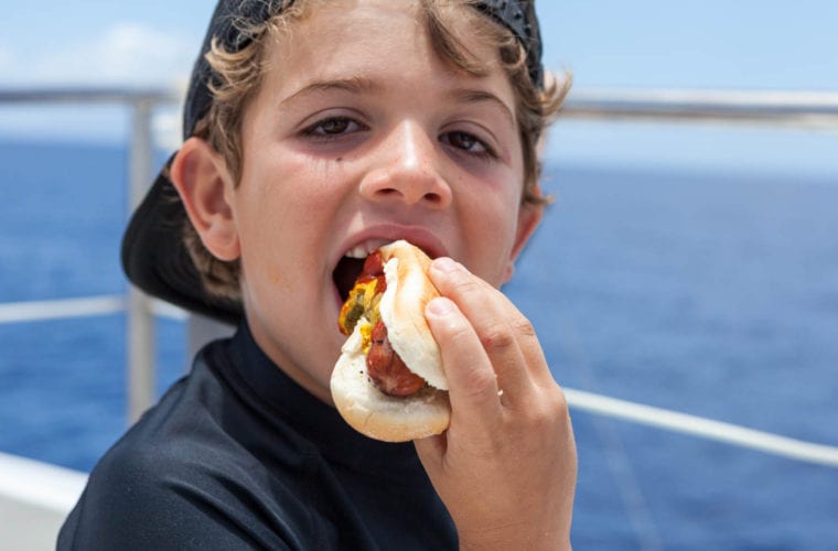 The Boy Eating