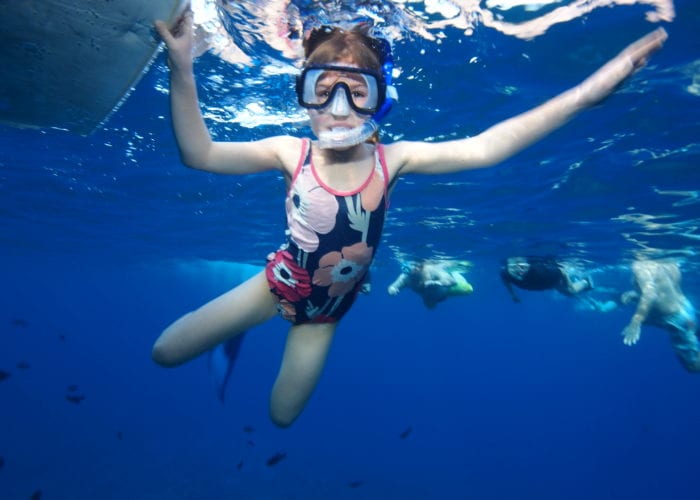 Child With Snorkel