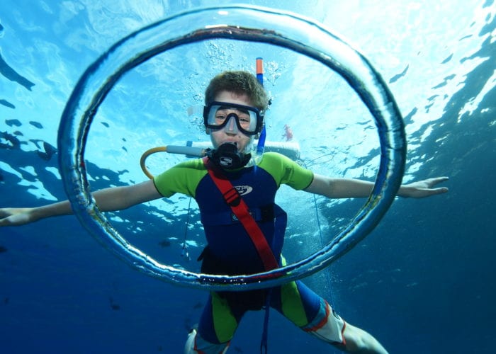 Child With Snorkel