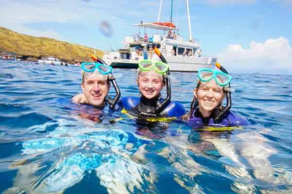 Friends Swimming