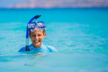 Girl With Snorkel