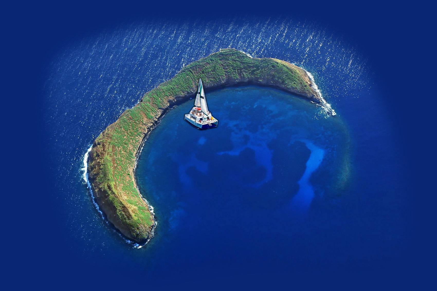 Snorkel At Molokini Crater Mauis Offshore Seabird Sanctuary Four